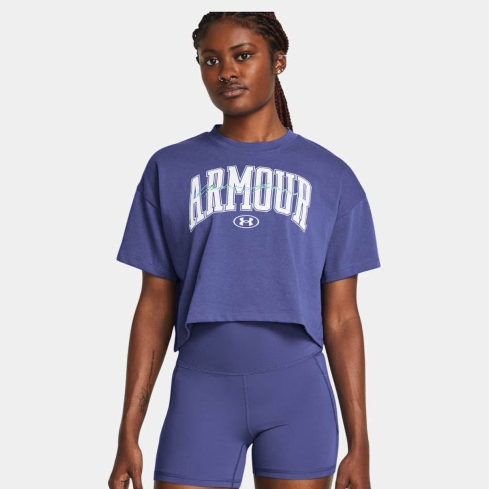 Under Armour Women's Purple Crop Top